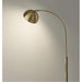 Adesso Bolton LED Arc Lamp With Smart Switch Antique Brass (4308-21)