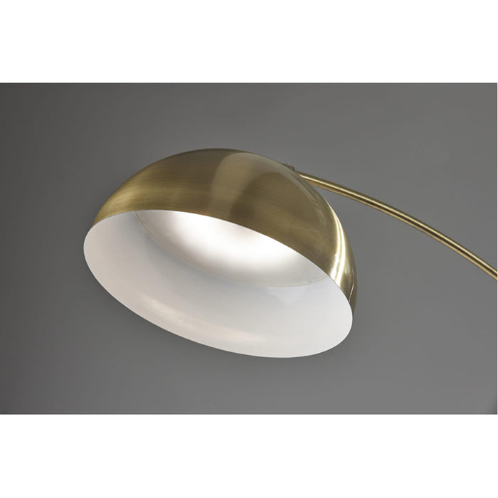 Adesso Bolton LED Arc Lamp With Smart Switch Antique Brass (4308-21)