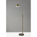 Adesso Bolton LED Floor Lamp With Smart Switch Antique Brass (4307-21)