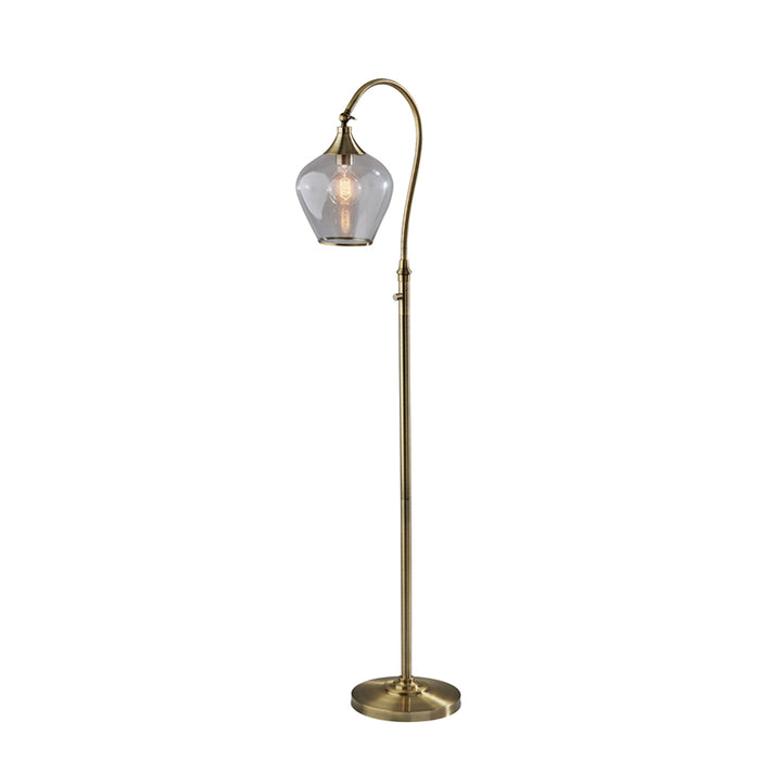 Adesso Bradford Floor Lamp Antique Brass (3923-21)