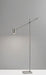 Adesso Brushed Steel Collette LED Floor Lamp-Brushed Steel Cylinder Shade And 60 Inch Black Cord And 4-Way Touch Switch (4218-22)