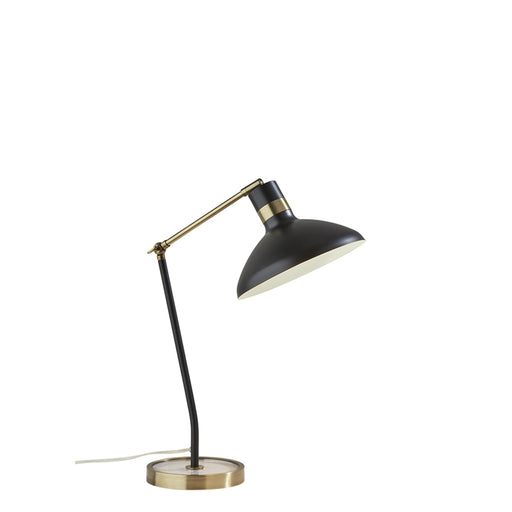 Adesso Bryson Desk Lamp Black And Antique Brass (3596-21)