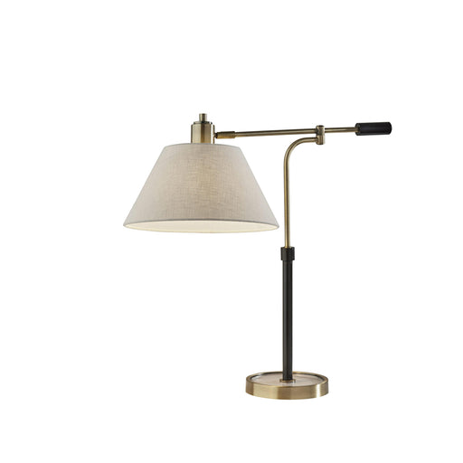 Adesso Bryson Table Lamp Black And Antique Brass (3597-21)