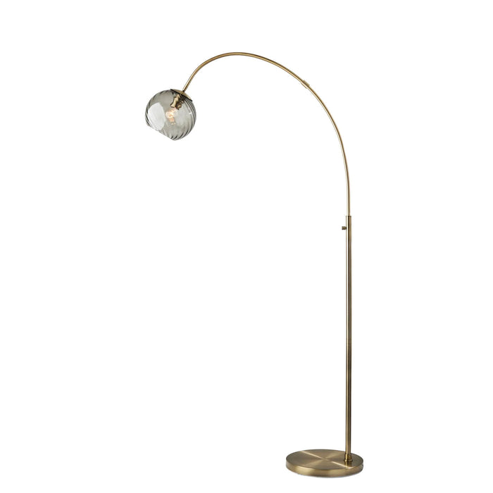 Adesso Camden Arc Lamp Antique Brass (3929-21)