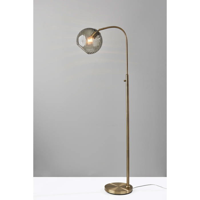 Adesso Camden Floor Lamp Antique Brass (3928-21)