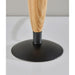 Adesso Cayman Table Lamp Black And Natural Wood (3782-12)