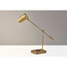 Adesso Collette AdessoCharge LED Desk Lamp Antique Brass (4217-21)