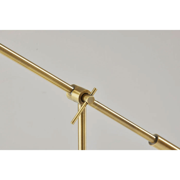 Adesso Collette AdessoCharge LED Desk Lamp Antique Brass (4217-21)