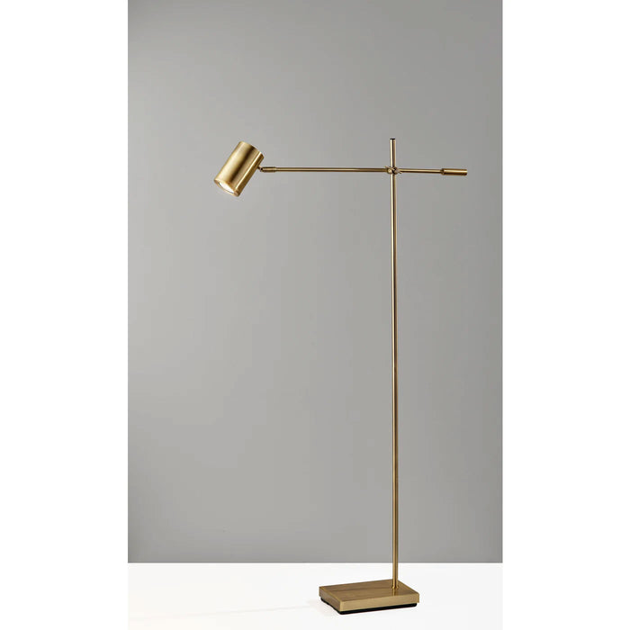 Adesso Collette LED Floor Lamp Antique Brass (4218-21)