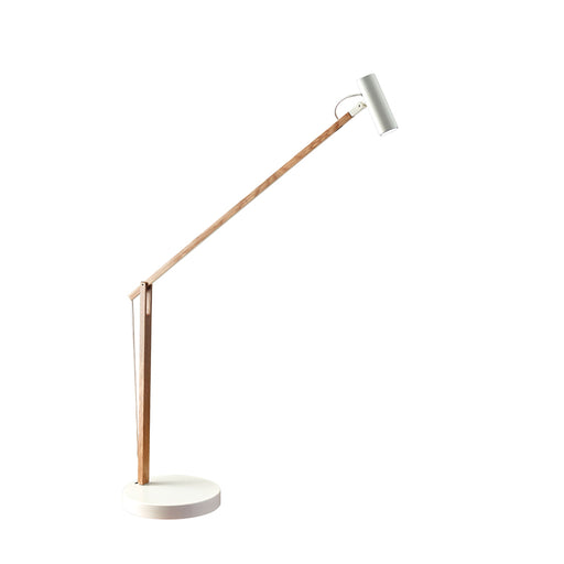 Adesso Crane LED Desk Lamp Natural Wood/White 80 CRI 3000K 480Lm (AD9100-12)