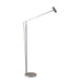 Adesso Crane LED Floor Lamp Brushed Steel 80 CRI 3000K 480Lm (AD9101-22)