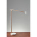 Adesso Crane LED Floor Lamp Natural Wood/White 80 CRI 3000K 480Lm (AD9101-12)