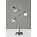 Adesso Cyrus LED Table Lamp With Smart Switch Brushed Steel (4251-22)