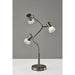 Adesso Cyrus LED Table Lamp With Smart Switch Brushed Steel (4251-22)