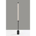 Adesso Dorsey LED Floor Lamp With Smart Switch Black (5144-01)