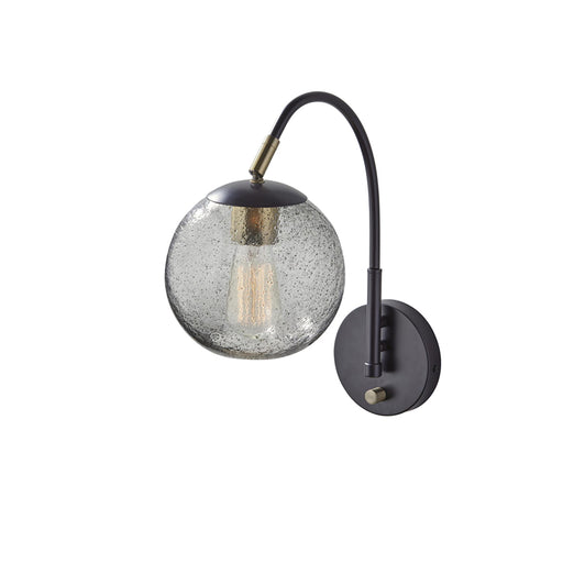 Adesso Edie Wall Lamp Dark Bronze With Brass (3589-26)