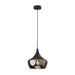 Adesso Eliza Pendant Black Smoked Glass (2141-01)