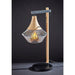 Adesso Elsie Table Lamp Black And Natural Wood (6514-12)