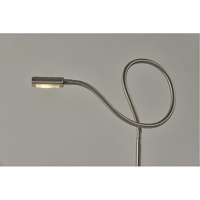 Adesso Eternity LED Desk Lamp With Smart Switch Brushed Steel (5027-22)