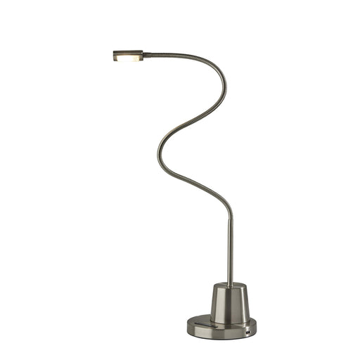 Adesso Eternity LED Desk Lamp With Smart Switch Brushed Steel (5027-22)
