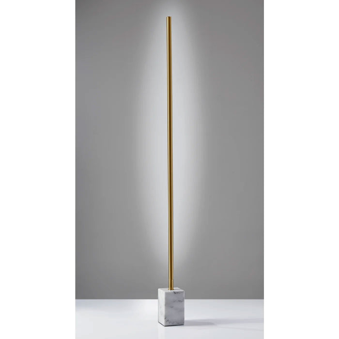 Adesso Felix LED Wall Washer Floor Lamp Antique Brass (AL53090WH)