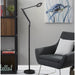 Adesso Gordon LED Floor Lamp Black (6014-01)