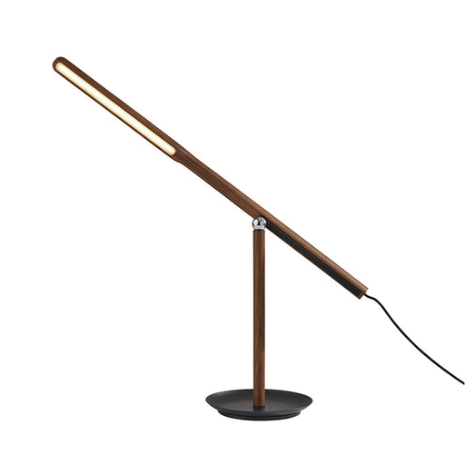 Adesso Gravity LED Desk Lamp Walnut Ash Wood/Black 550Lm 80 CRI 3000K (AD9112-15)