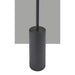 Adesso Grover LED Floor Lamp Black Metal With Frosted Plastic Diffuser (2151-01)