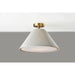 Adesso Hadley Flush Mount Antique Brass (5010-03)