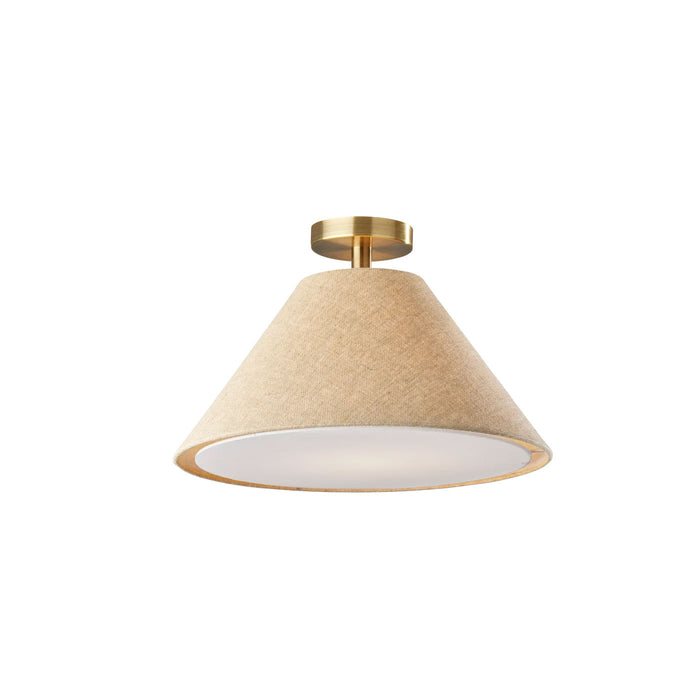 Adesso Hadley Flush Mount Antique Brass (5010-12)