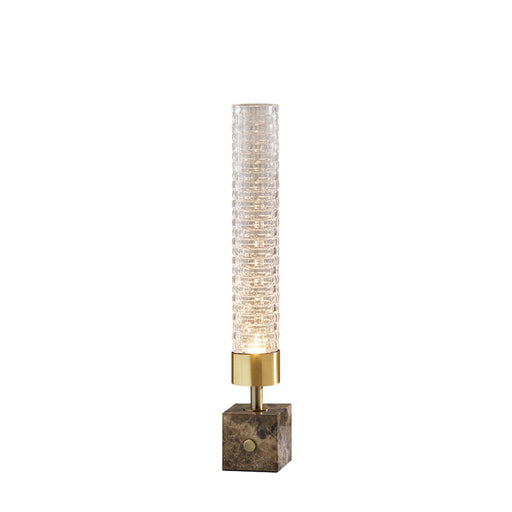 Adesso Harriet LED Table Lantern Antique Brass (3697-21)