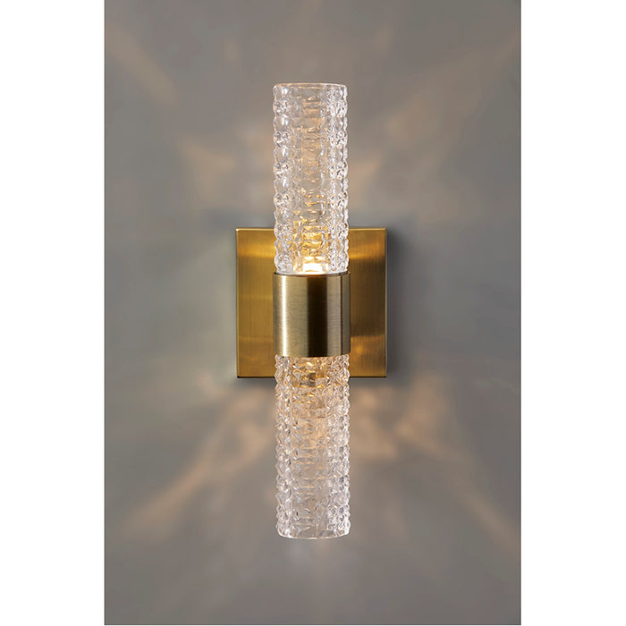 Adesso Harriet LED Wall Lamp Antique Brass (3696-21)