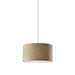 Adesso Harvest Large Drum Pendant Natural Textured Fabric Natural Textured Fabric (4003-12)