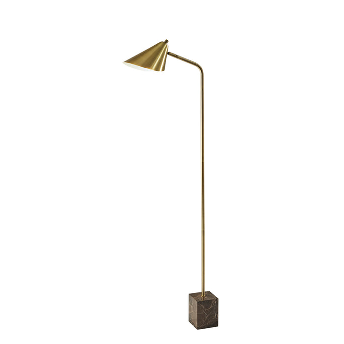 Adesso Hawthorne Floor Lamp Antique Brass (4247-21)