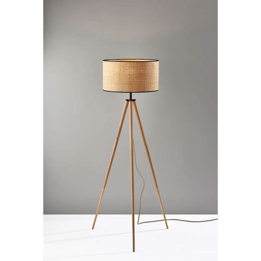 Adesso Jackson Floor Lamp Natural Wood (3769-12)