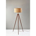 Adesso Jackson Floor Lamp Walnut Wood (3769-15)