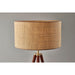 Adesso Jackson Floor Lamp Walnut Wood (3769-15)