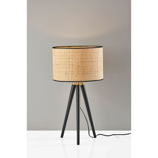 Adesso Jackson Table Lamp Black Wood (3768-01)