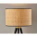 Adesso Jackson Table Lamp Black Wood (3768-01)