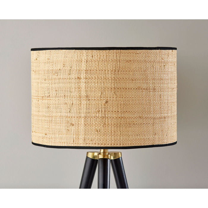Adesso Jackson Table Lamp Black Wood (3768-01)