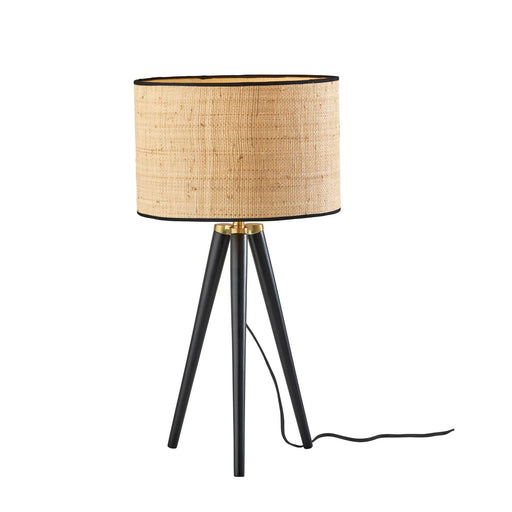 Adesso Jackson Table Lamp Black Wood (3768-01)