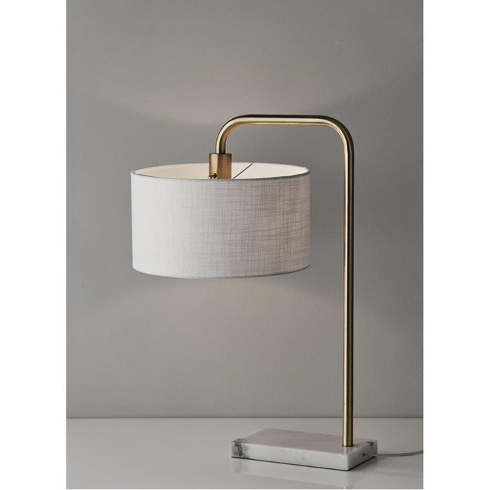 Adesso Justine Table Lamp Antique Brass (4337-21)