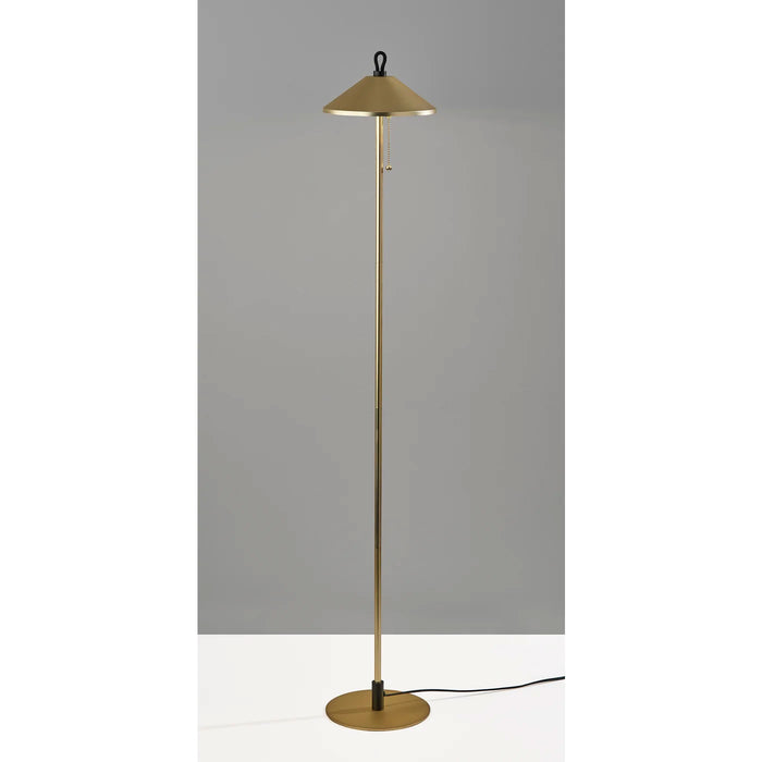 Adesso Kaden Floor Lamp Antique Brass (6113-21)