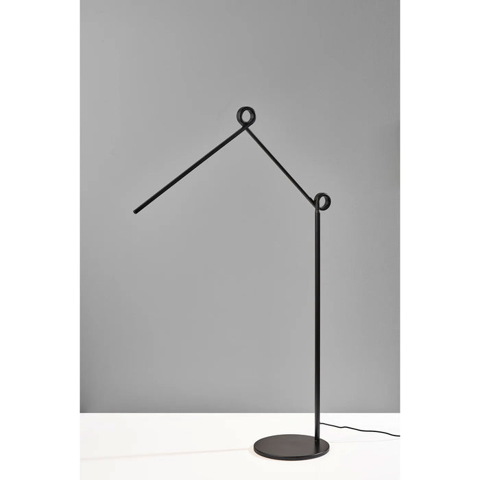 Adesso Knot LED Floor Lamp Black (AD9103-01)