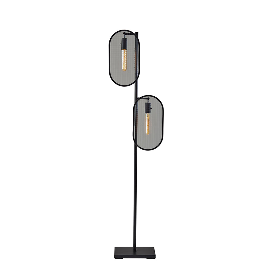 Adesso Levy Floor Lamp - Black