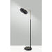 Adesso Lawson LED Floor Lamp With Smart Switch Black And Antique Brass (5079-01)