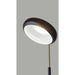 Adesso Lawson LED Floor Lamp With Smart Switch Black And Antique Brass (5079-01)