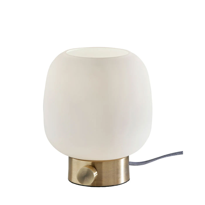 Adesso Leighton Table Lantern Antique Brass (3041-21)