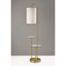 Adesso Leonard Floor Lamp Antique Brass (4008-21)