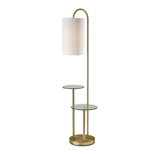 Adesso Leonard Floor Lamp Antique Brass (4008-21)